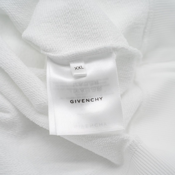 size XXL Givenchy Metallic Logo White Sweatshirt - Picture 6 of 7